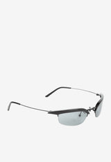 Rectangle Acetate Sunglasses