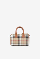 Mini Check Bowling Bag