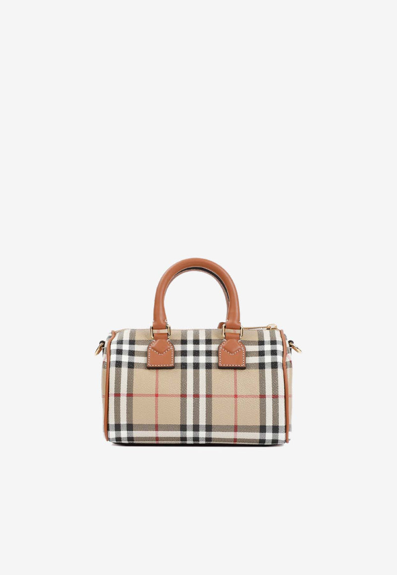 Mini Check Bowling Bag