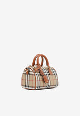 Mini Check Bowling Bag