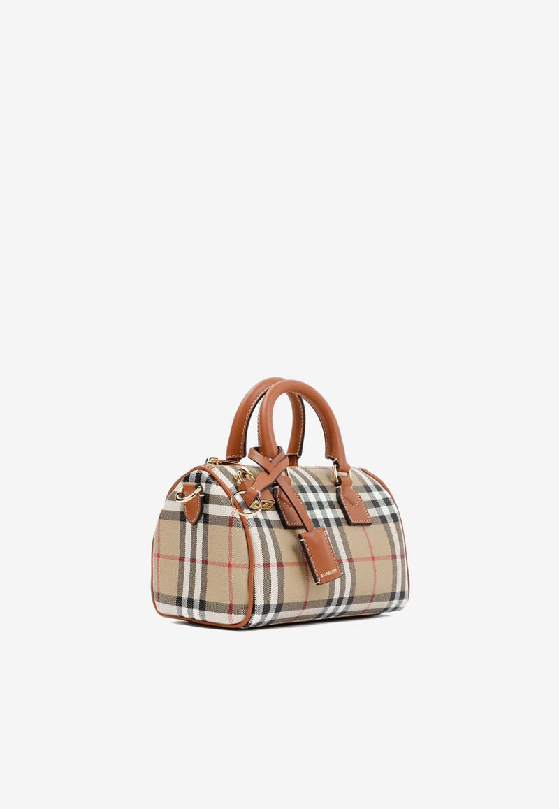 Mini Check Bowling Bag