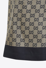 Logo Print Silk Shorts