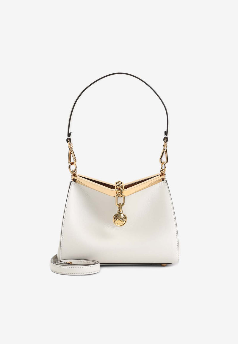 Small Vela Leather Shoulder Bag