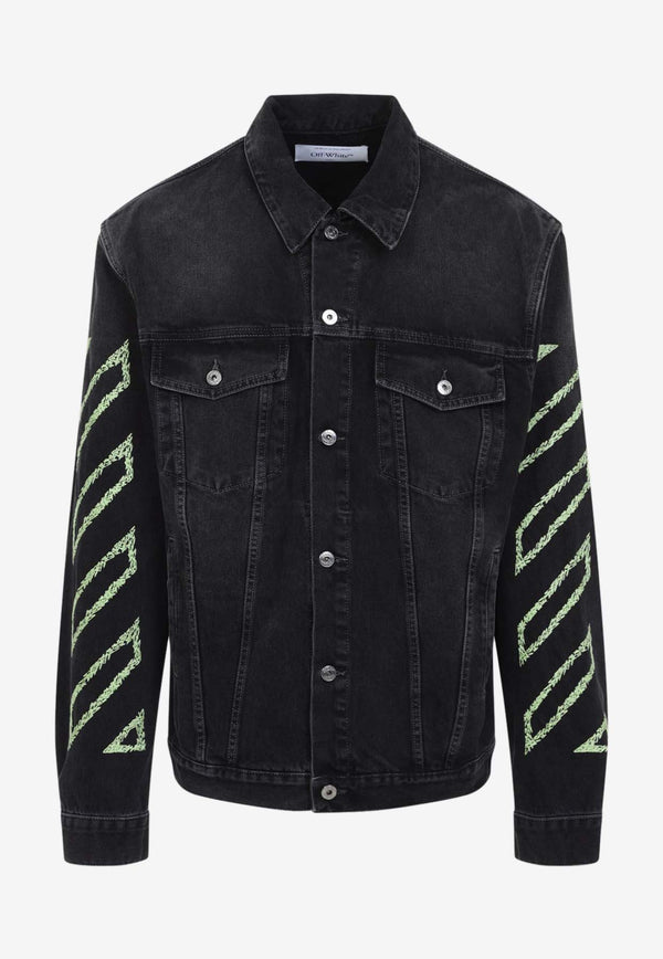 Diagonal Skate Denim Jacket