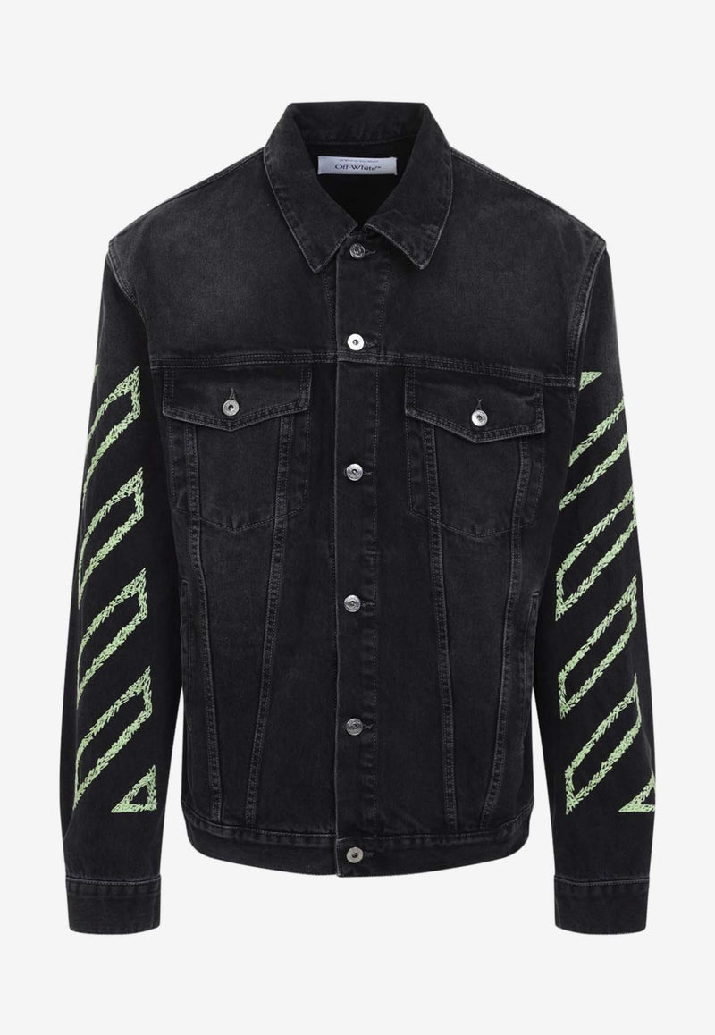 Diagonal Skate Denim Jacket