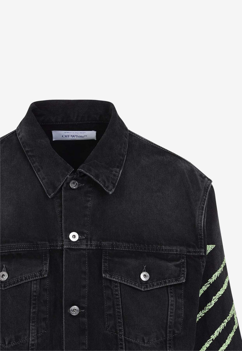 Diagonal Skate Denim Jacket