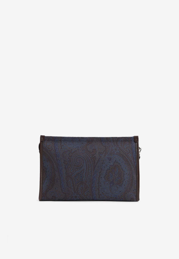 Large Arnica Paisley Jacquard Pouch