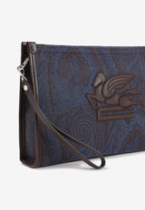 Large Arnica Paisley Jacquard Pouch