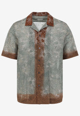 Carltone Short-Sleeved Floral Shirt