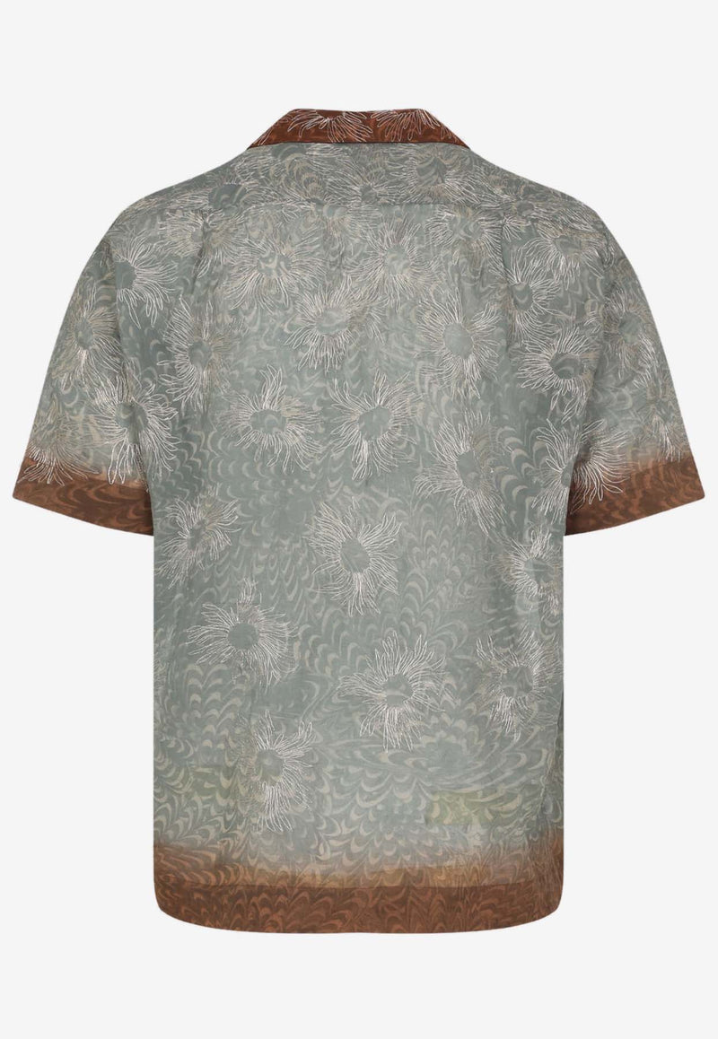 Carltone Short-Sleeved Floral Shirt