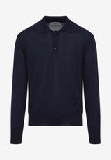 Classic Long-Sleeved Polo Sweater