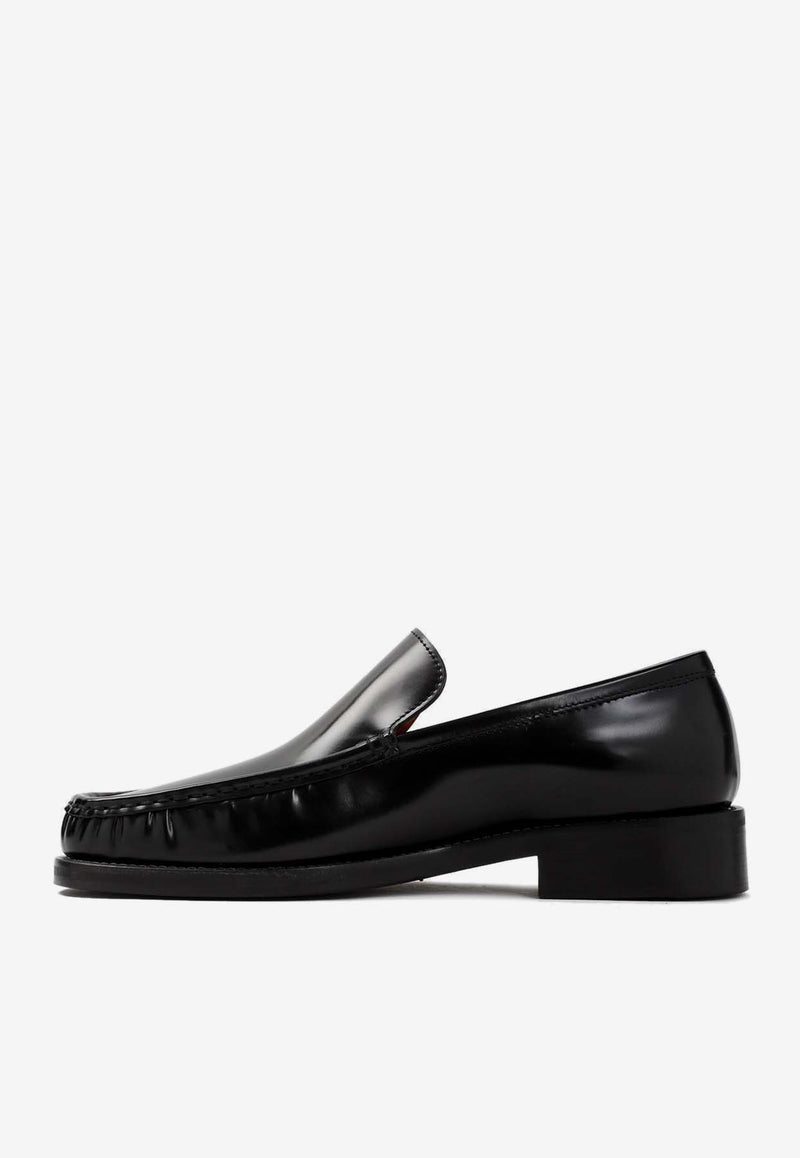 Logo Leather Loafers