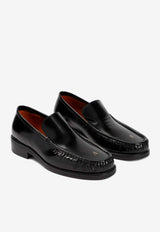 Logo Leather Loafers