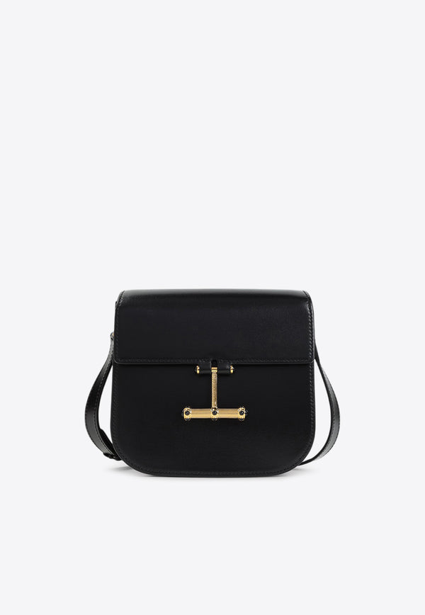 Mini Leather T-Logo Shoulder Bag