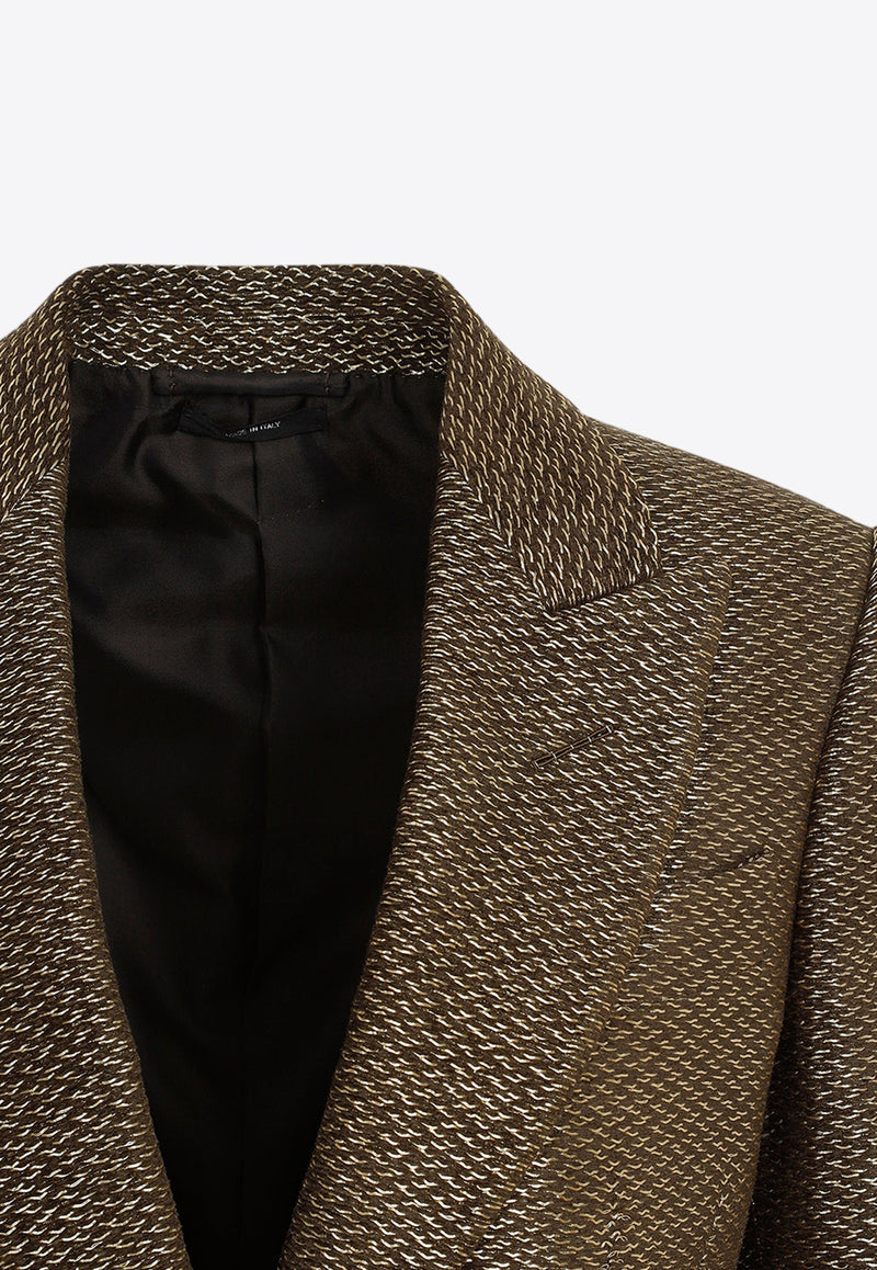 Boucle Single-Breasted Blazer