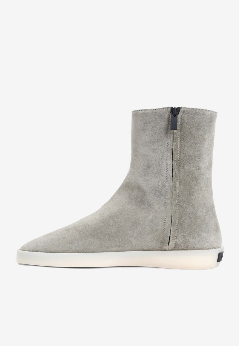 Suede High-Top Sneakers