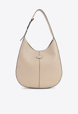 Small Di Hobo Bag in Calf Leather