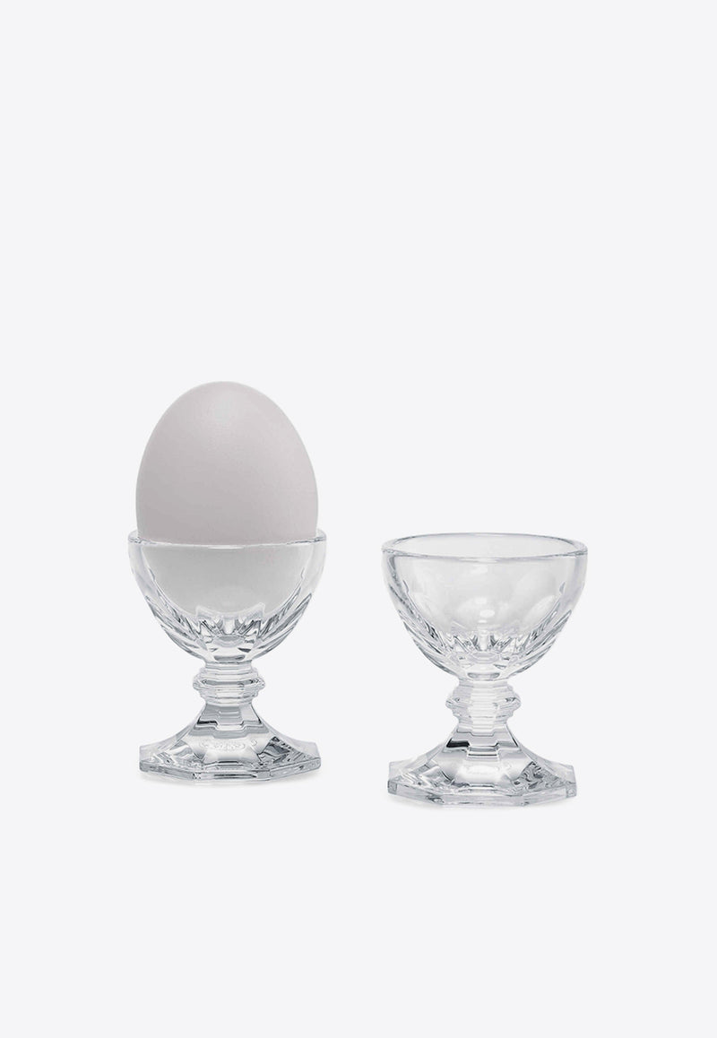 Baccarat Crystal Harcourt Egg Holders - Set of 2 Clear 2814005