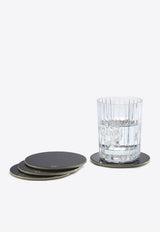 Baccarat Iconic Octogone Coasters - Set of 4 Black 2816924