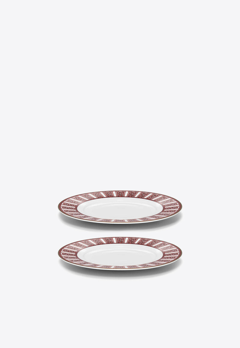 Baccarat Arcadia Dessert Plate - Set of 2 Red 2817036