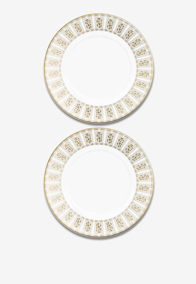 Baccarat Arcadia Dessert Plate - Set of 2 White 2817041