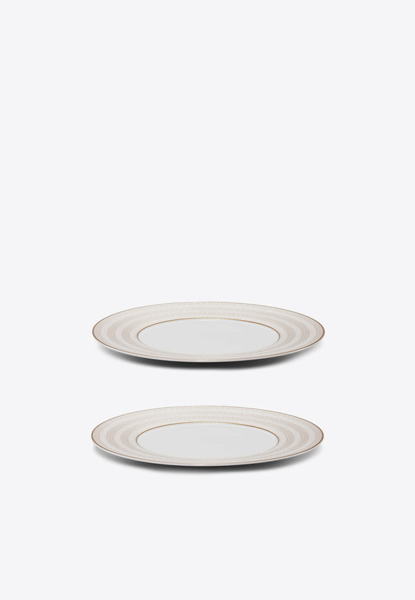 Baccarat Arcadia Dinner Plate - Set of 2 White 2817042