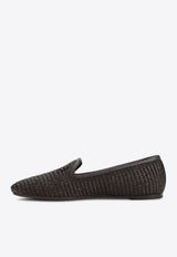 Raffia Braided Ballet Flats