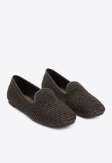 Raffia Braided Ballet Flats