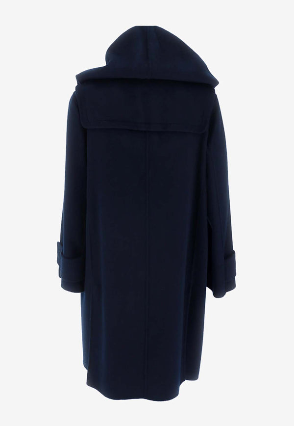 S Max Mara Mont Buttoned Coat Blue 29016011600_000_005