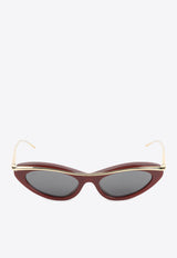 Cat-Eye Acetate Sunglasses