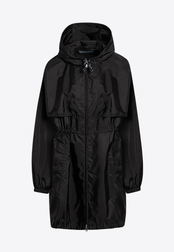 Prada Nylon Zip-Up Logo Parka Black 29Y171OOO1WQ9/Q_PRADA-F0002