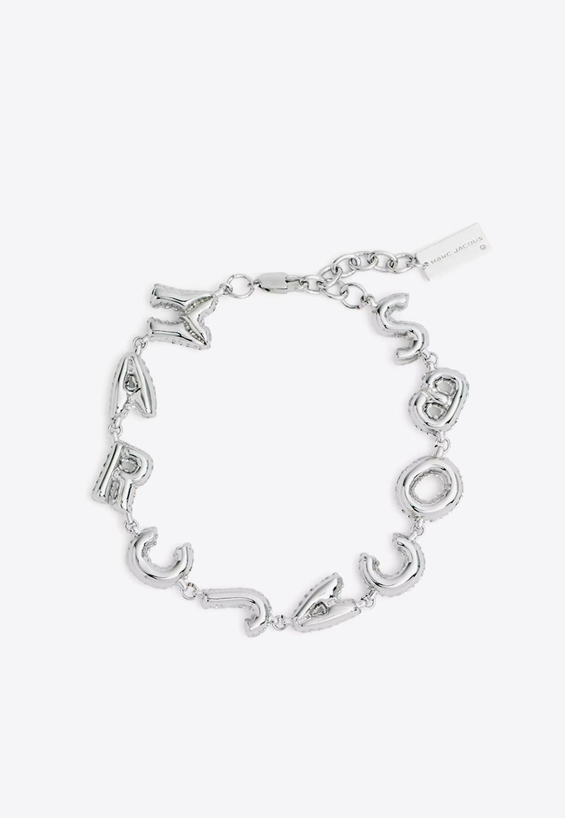 Marc Jacobs Balloon Logo Bracelet 2F3JBR001J59SILVER