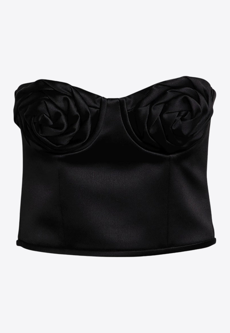 Marc Jacobs Satin Rose Corset Black 2F4RTP069W10PL/P_MARC-001