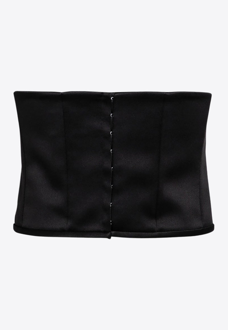 Marc Jacobs Satin Rose Corset Black 2F4RTP069W10PL/P_MARC-001