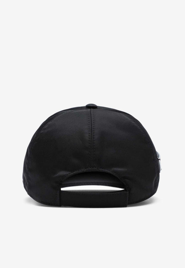 Prada Logo Appliqué Baseball Cap Black 2HC2742DMI/O_PRADA-F0002