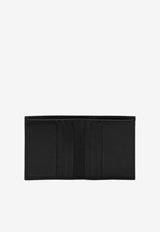 Prada Triangle Logo Saffiano Leather Bi-Fold Wallet Black 2MO004QHH/Q_PRADA-F0002