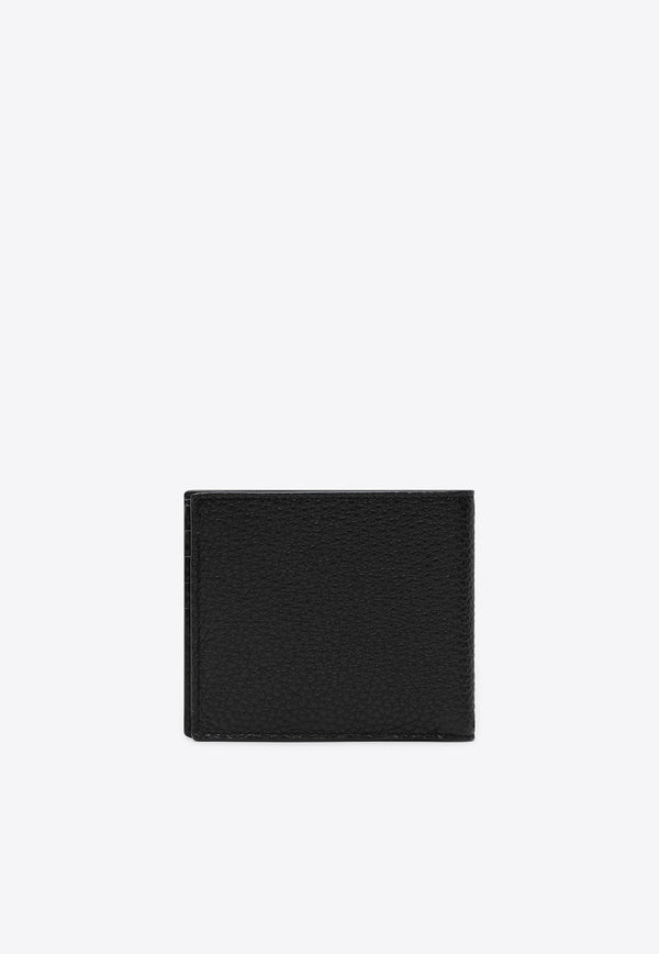 Prada Triangle Logo Bi-Fold Leather Wallet Black 2MO5132E54/Q_PRADA-F0002