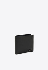 Prada Logo Lettering Saffiano Leather Wallet Black 2MO5132FPJ/P_PRADA-F0G52