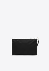 Prada Re-Nylon and Saffiano Leather Pouch Bag Black 2NH0042DMH/O_PRADA-F0002