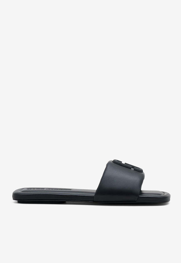 Marc Jacobs J Marc Leather Slides 2P3FSA006F06BLACK