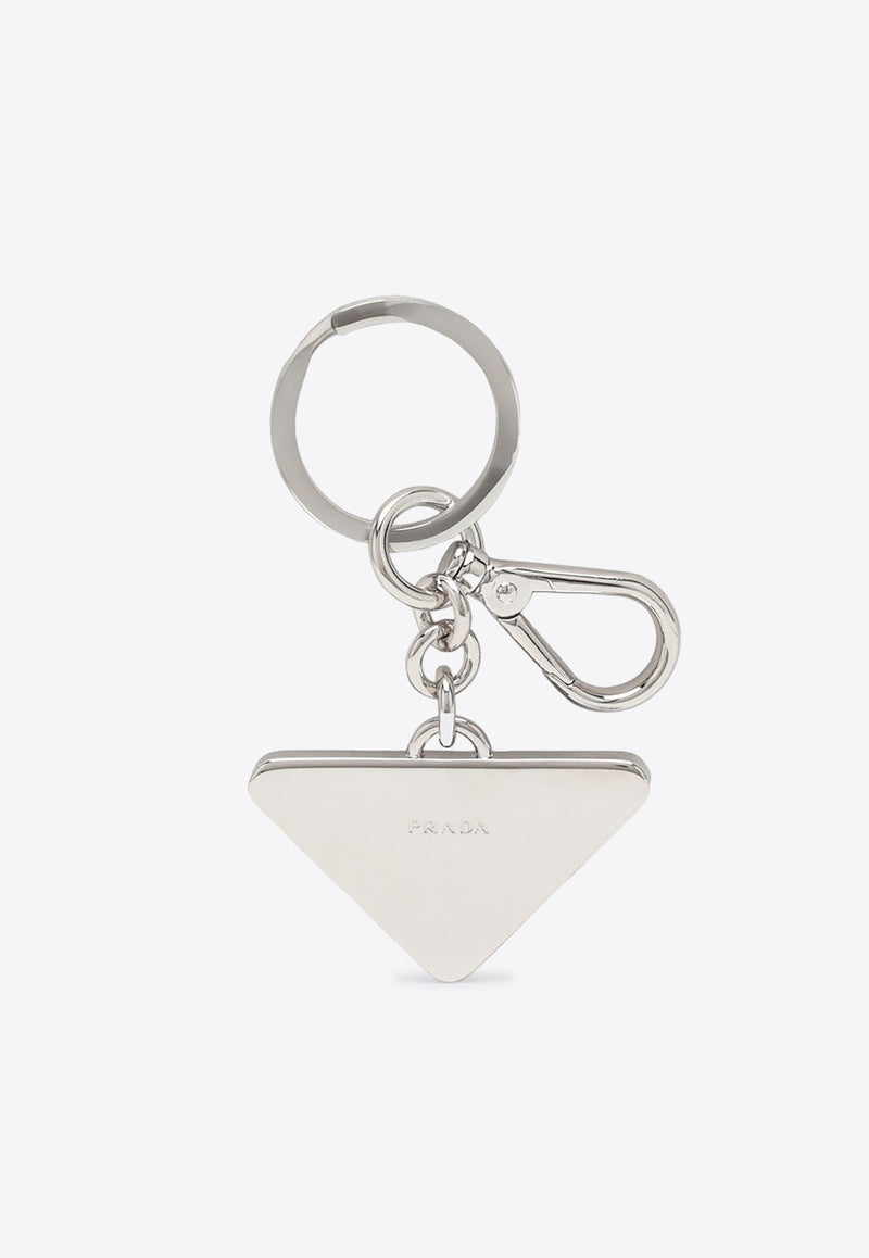 Prada Triangle Logo Keychain Black 2PP080053/P_PRADA-F0002