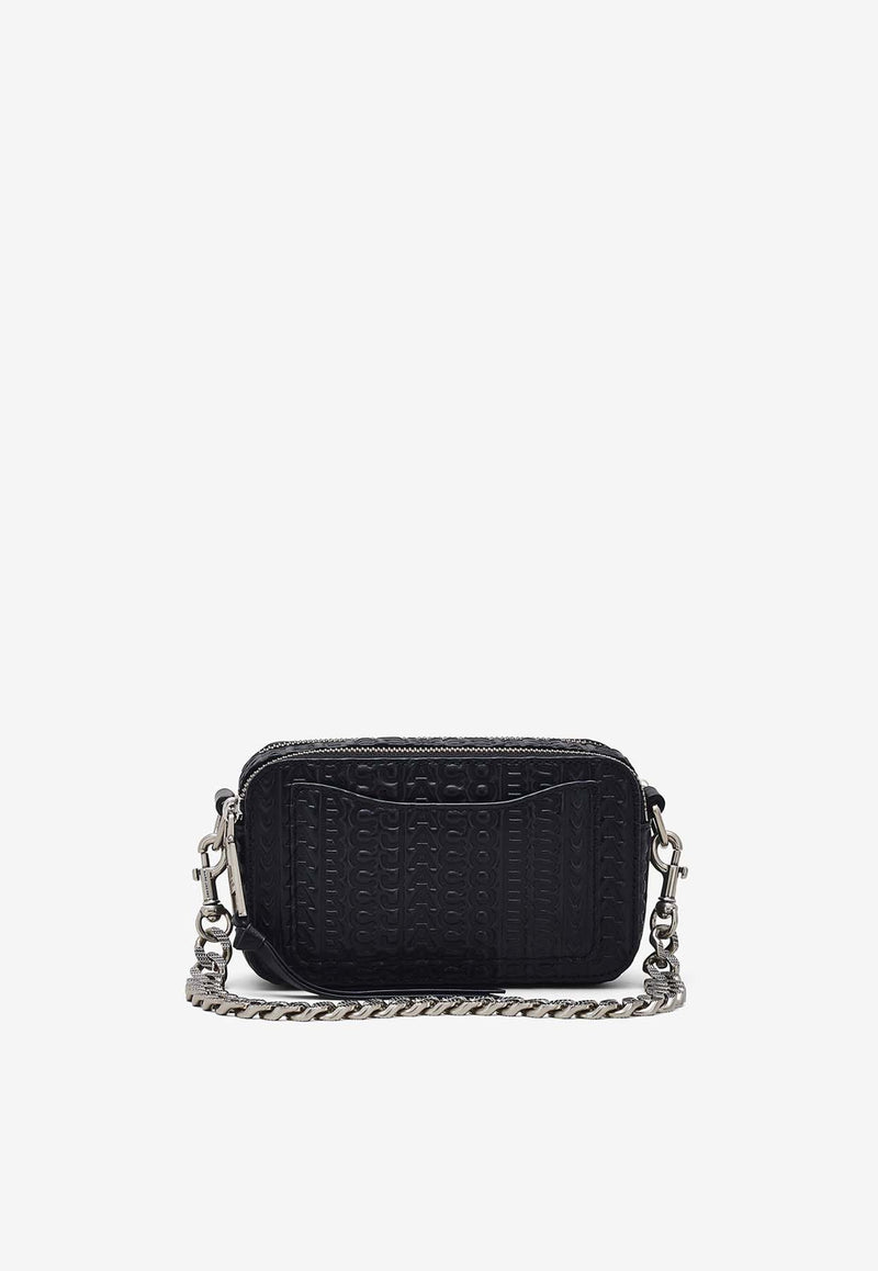 Marc Jacobs Snapshot Shoulder Bag in Debossed Leather 2R3HCR004H02BLACK