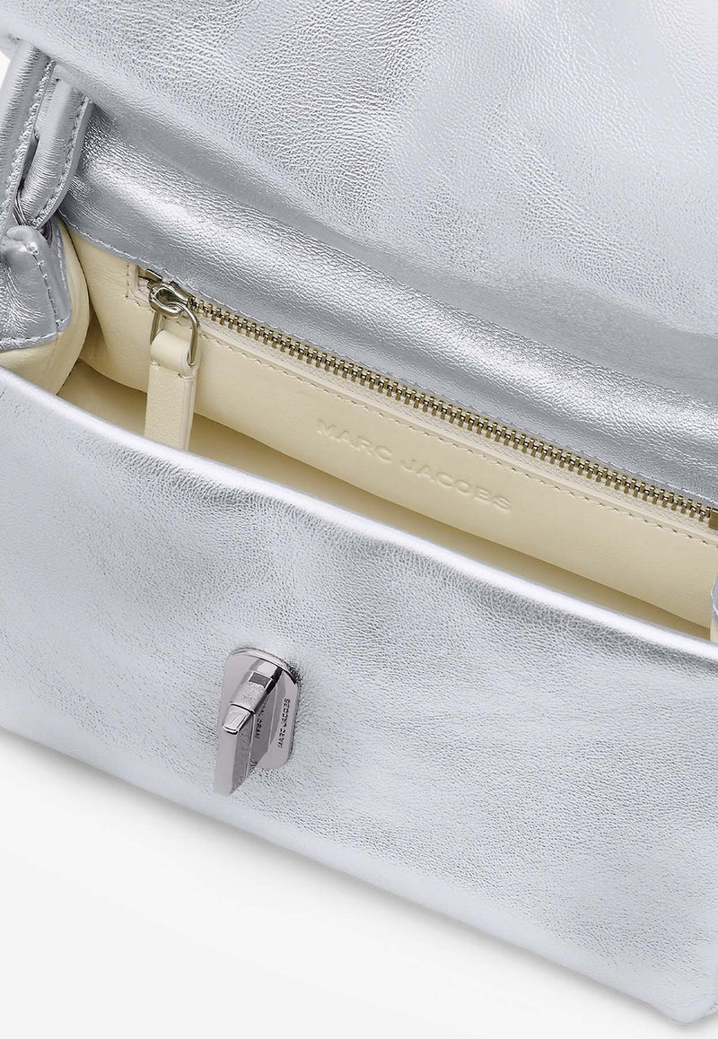 Marc Jacobs Mini Metallic Dual Top Handle Bag Silver 2R4HSH016H02SILVER