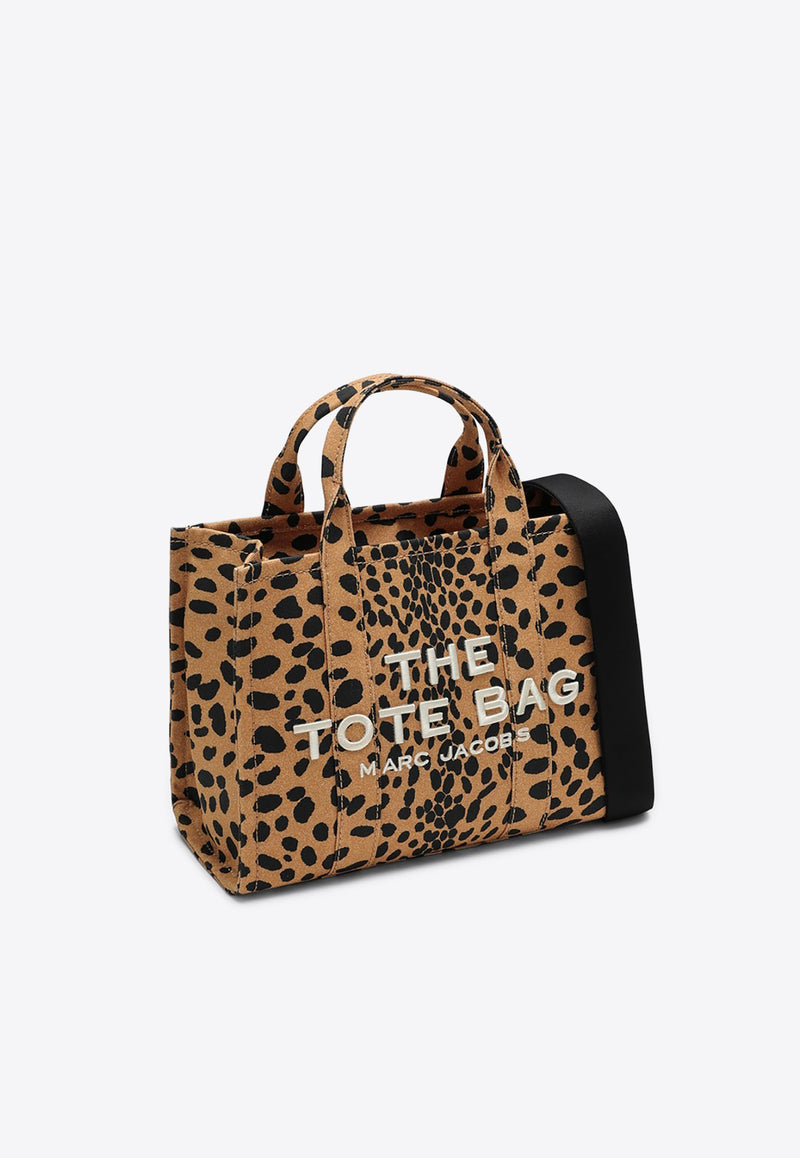 Marc Jacobs Small Cheetah Print Tote Bag Brown 2R4HTT002H03CO/Q_MARC-002