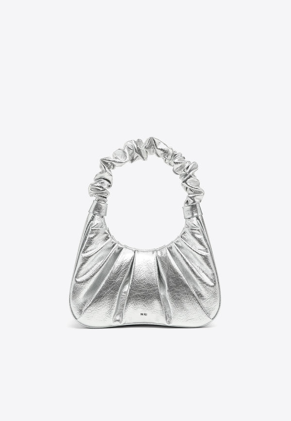 JW PEI Gabbi Metallic Leather Hobo Bag Metallic 2T03-30EL/O_JWPEI-SI