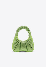 JW PEI Gabbi Crystal-Embellished Hobo Bag Green 2T34-7EL/O_JWPEI-GR