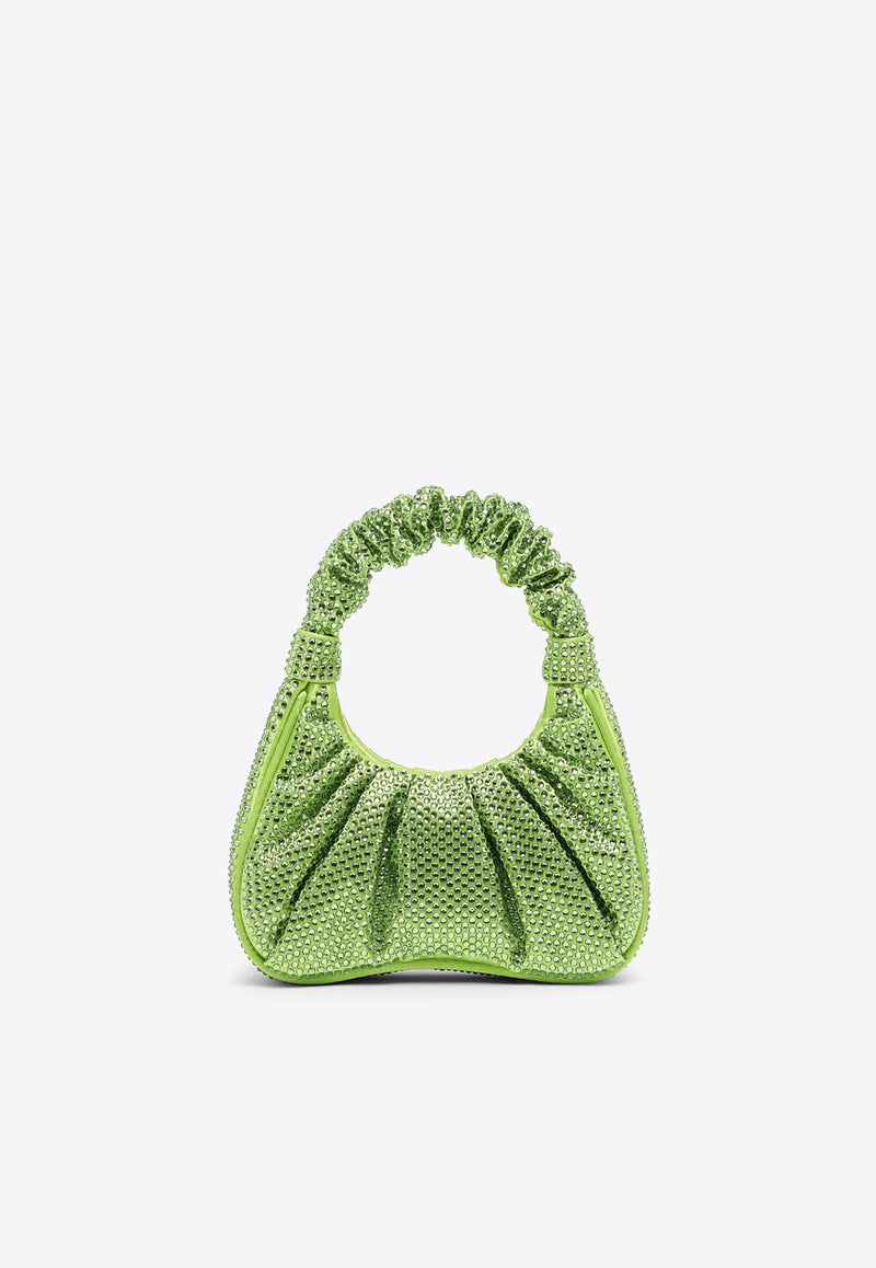 JW PEI Gabbi Crystal-Embellished Hobo Bag Green 2T34-7EL/O_JWPEI-GR