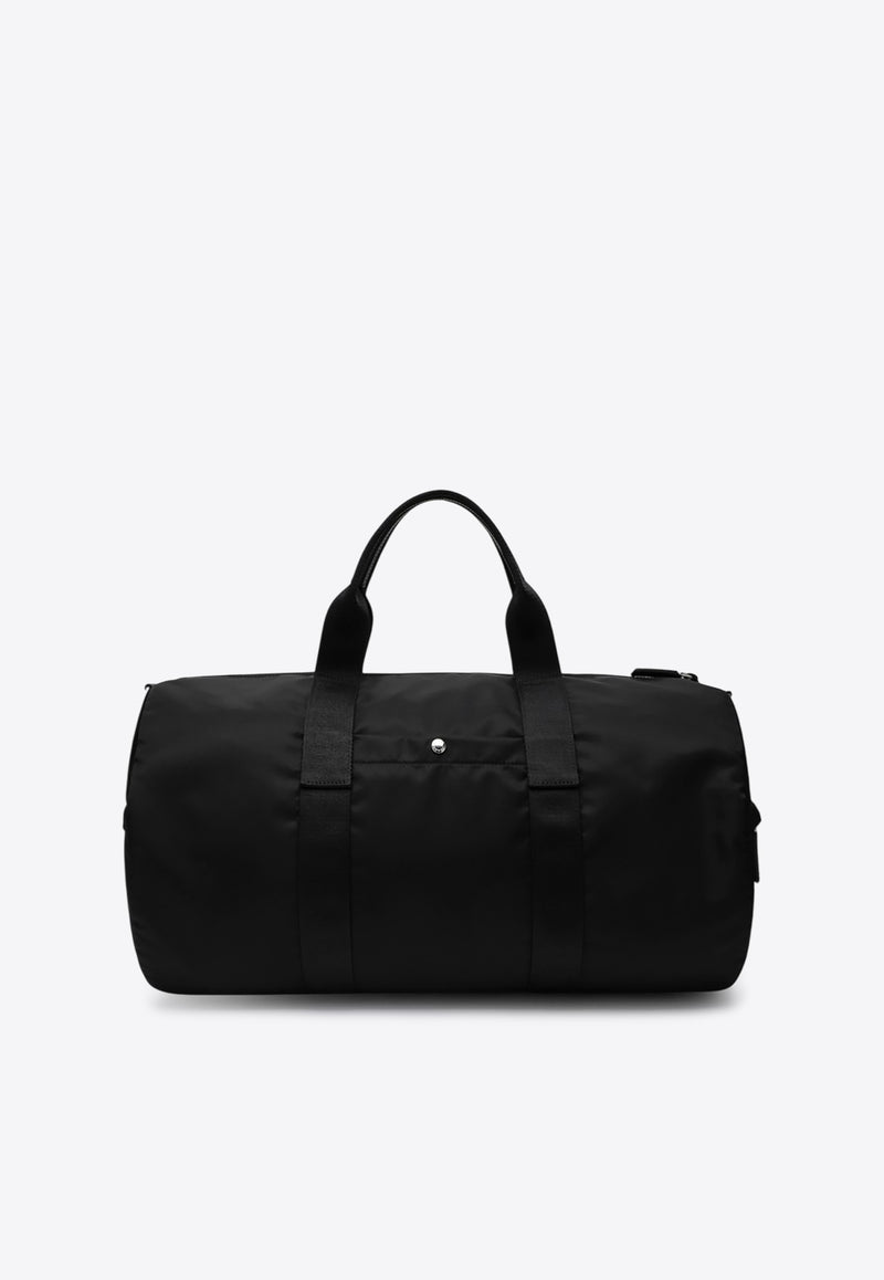 Prada Re-Nylon and Saffiano Leather Duffel Bag Black 2VC015MON2DMG/Q_PRADA-F0002