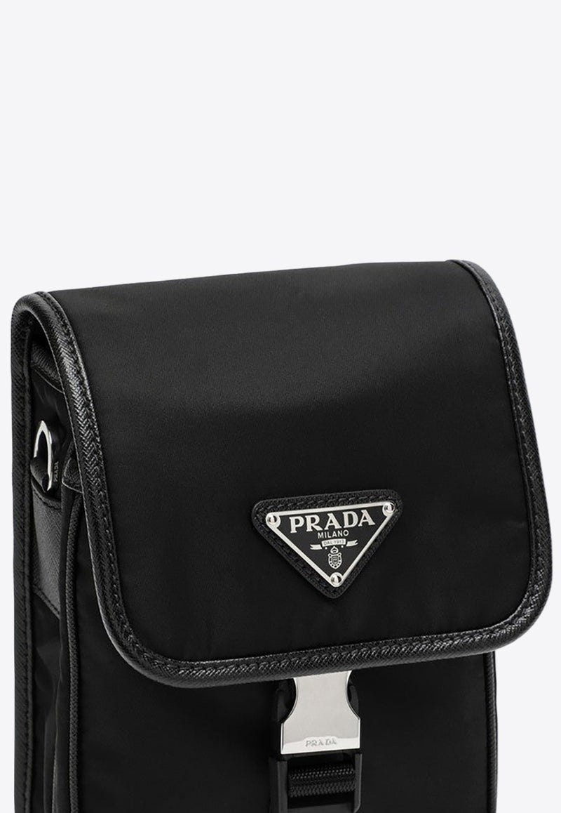 Prada Small Padded Messenger Bag Black 2VD043XOP2DMH/P_PRADA-F0002