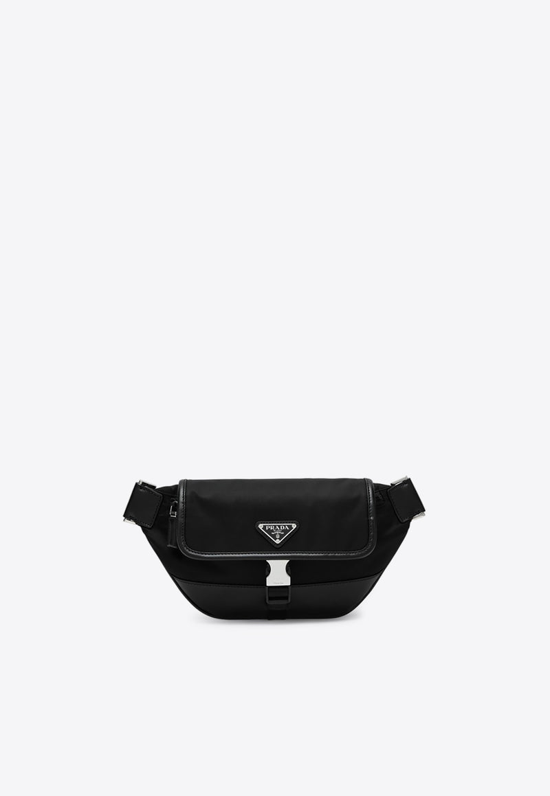 Prada Re-Nylon and Leather Belt Bag Black 2VH176OOO2DMH/Q_PRADA-F0002